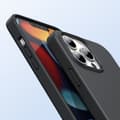 Pikkukuva 2 / 8: Kumi joustava silikonikotelo iPhone 13 Prolle musta