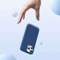 Miniatyrbilde 1 av 6: Gummi fleksibelt silikondeksel til iPhone 13 Pro Max blå