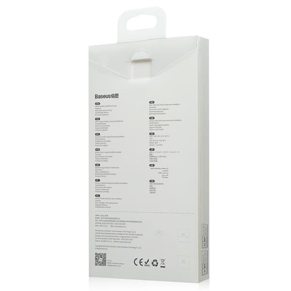 Gjennomsiktig gel iPhone 13 Pro Simple Series deksel svart