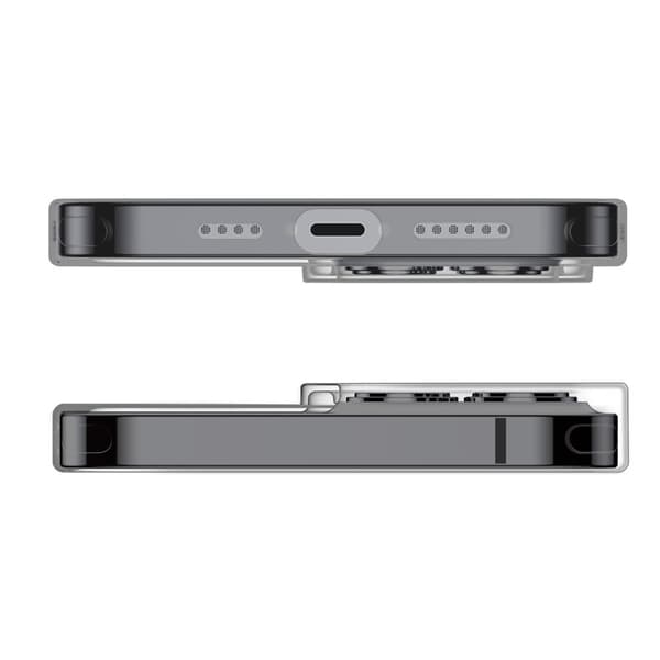 Gjennomsiktig gel iPhone 13 Pro Simple Series deksel svart