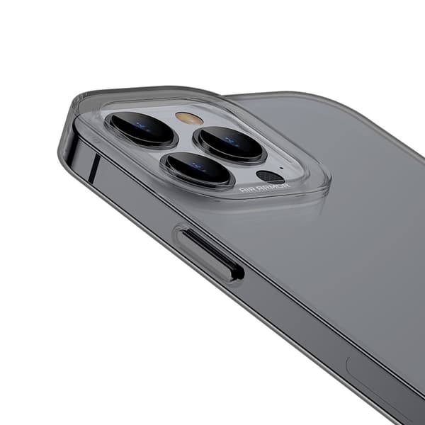 Gjennomsiktig gel iPhone 13 Pro Simple Series deksel svart