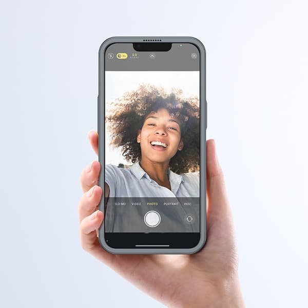 Cover til iPhone 13 Pro, bag- og frontcover + hærdet glas, grå
