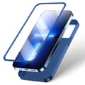 Miniatyrbilde 4 av 5: Deksel til iPhone 13 Pro, bak- og frontdeksel + herdet glass, blå