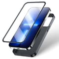 Miniatyrbilde 4 av 8: Deksel til iPhone 13 Pro, bak- og frontdeksel + herdet glass, svart