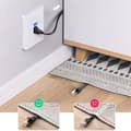 Miniatyrbild 3 av 7: Platt RJ45 Ethernet Cat. LAN patch sladd. 6 0,5m svart