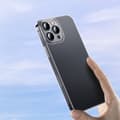 Miniatyrbilde 3 av 5: Deksel til iPhone 13 Pro, stivt deksel med gelramme, gjennomsiktig