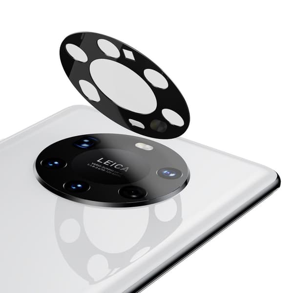 Huawei Mate 40 Pro+ kamerafilm 0,3mm transparent + rensesett SETT med 2 stk.