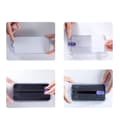 Miniatyrbillede 1 af 6: Hærdet glas til iPhone 14 Plus med transparent Knight monteringssæt