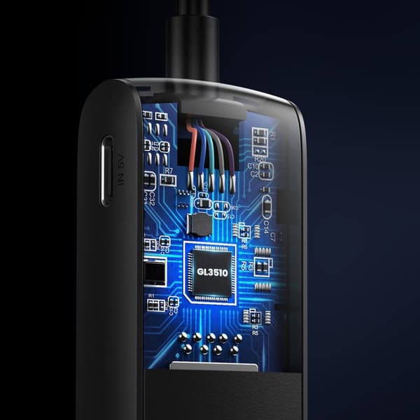 HUB USB-A-portdelare - 4x USB 3.2 Gen 1 svart