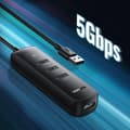 Miniatyrbild 6 av 6: HUB USB-A-portdelare - 4x USB 3.2 Gen 1 svart