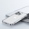 Miniatyrbillede 3 af 5: Cover til iPhone 14 Pro, pansret hus med kroge og stativ, gennemsigtig