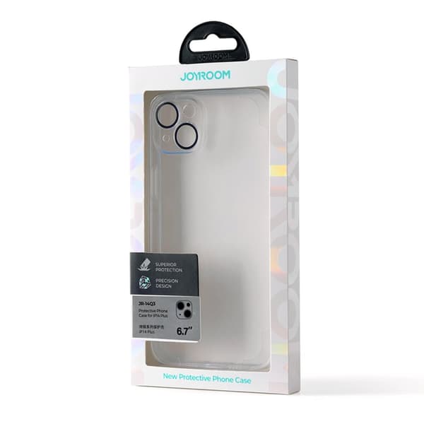 Cover iPhone 14 Plus cover med kameracover gennemsigtig 14Q