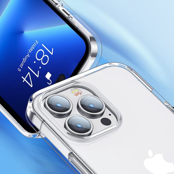 Joustava kotelo iPhone 14 Pro Maxille kestävä suojakotelo läpinäkyvä 14X