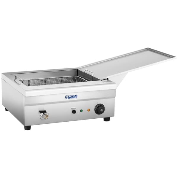 Fiskebollefrityrgryte med dryppbrett 3200W 230V 14L