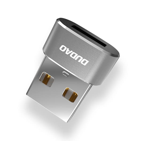 Adapter fra USB-C til almindelig USB, sort