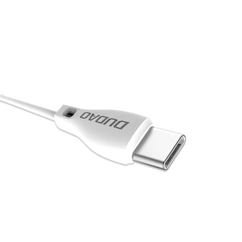 USB-kabel - USB-C 2.1A 1m hvit