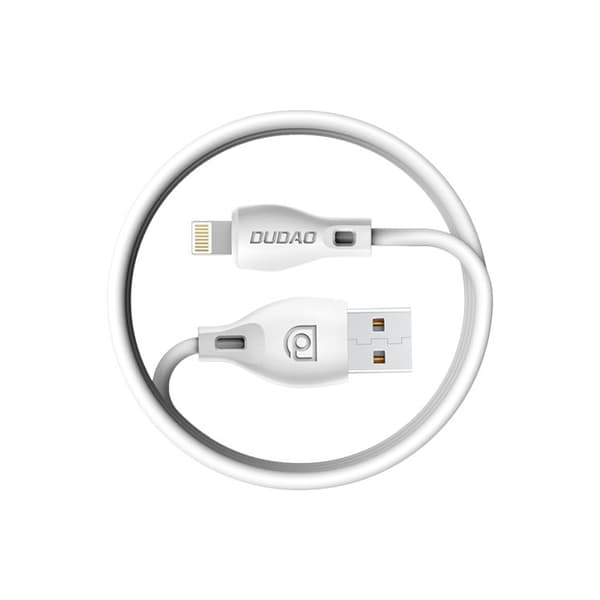 USB-kabel - micro USB 2.4A 1m vit