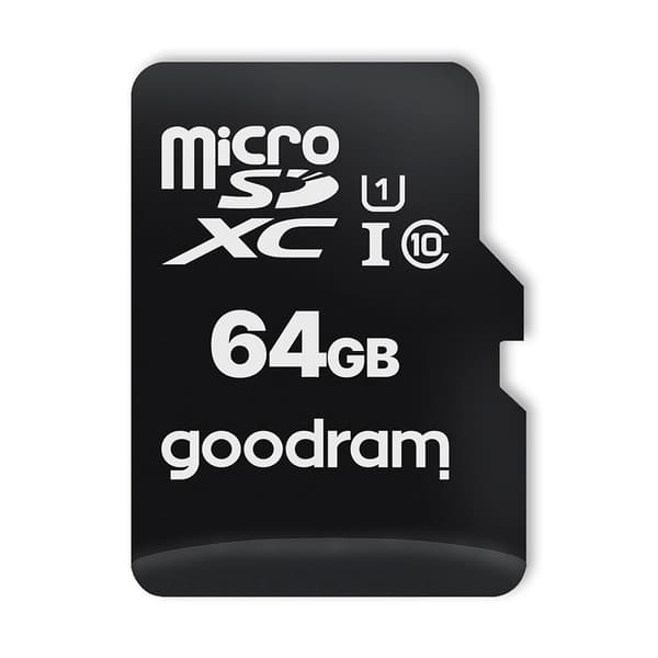 Mikrokort 64GB micro SD XC UHS-I klasse 10 minnekort + SD-adapter