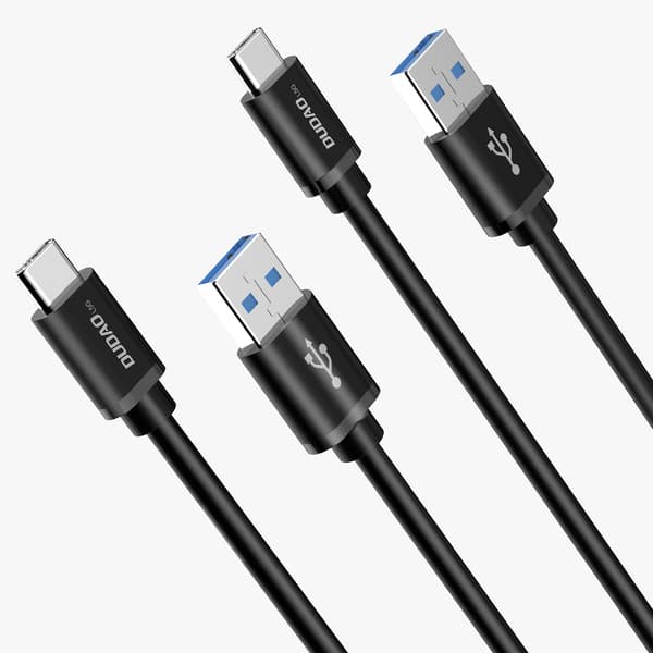 USB - USB Type C Super Fast Charge -kaapeli, 1 m, musta
