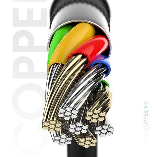 USB - USB Type C Super Fast Charge -kaapeli, 1 m, musta