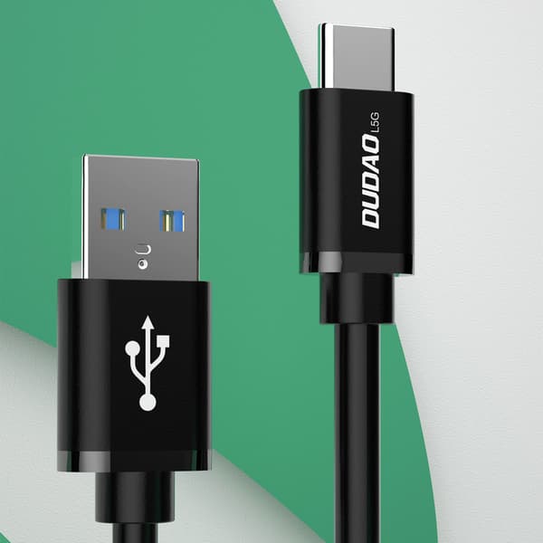 USB - USB Type C Super Fast Charge -kaapeli, 1 m, musta