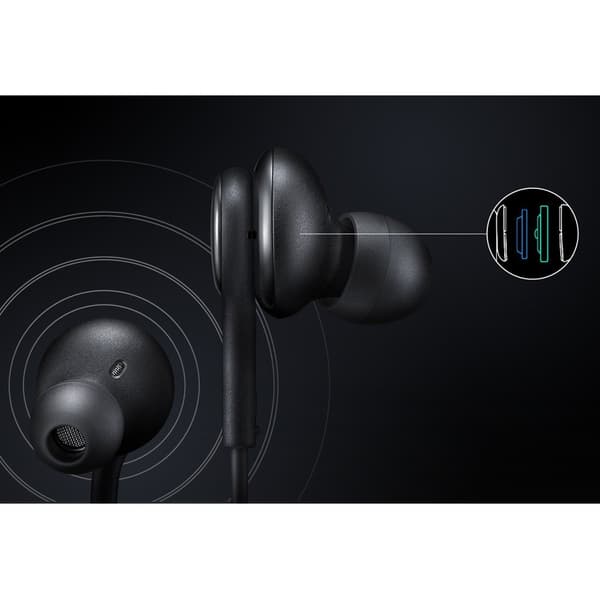 In-ear kuulokkeet 3,5 mm minijakki kaukosäätimellä ja mikrofonilla, musta