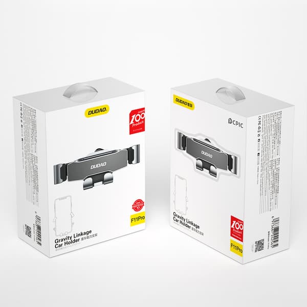 Bil gravity holder til smartphone, sort