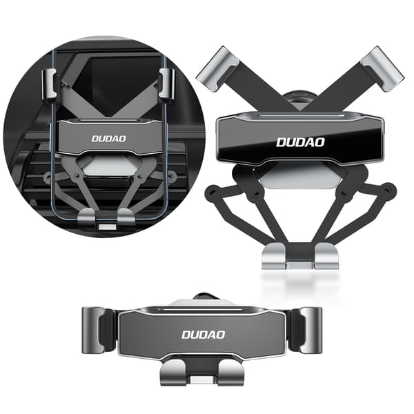 Bil gravity holder til smartphone, sort