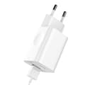 Pikkukuva 3 / 8: Seinälaturi, virtalähde USB Quick Charge 3.0 -kaapelille, valkoinen