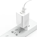 Pikkukuva 5 / 8: Seinälaturi, virtalähde USB Quick Charge 3.0 -kaapelille, valkoinen