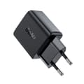 Miniatyrbilde 2 av 5: GaN USB-C 30W PD QC 3.0 AFC FCP vegglader sort