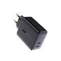 Miniatyrbillede 1 af 4: 2x USB-C 40W netoplader PPS PD QC 3.0 AFC FCP sort