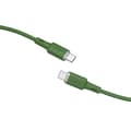 Miniatyrbillede 2 af 6: USB-C kabel 60W 20V 3A 1,2m olivengrøn