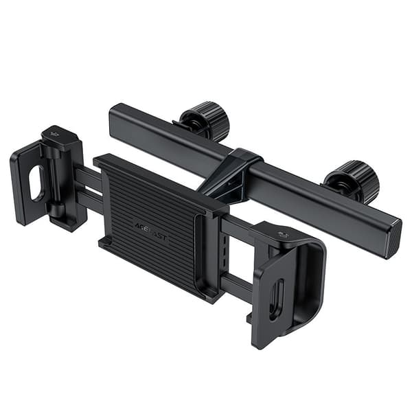 Bil nakkestøtteholder til telefon og tablet 135-230mm bred, sort
