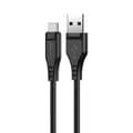 Miniatyrbillede 1 af 7: Telefonkabel USB - USB-C 3A 1,2m sort