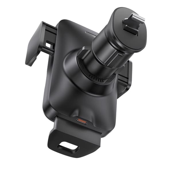 Induktiv billader + Wisdom grille telefonholder, svart