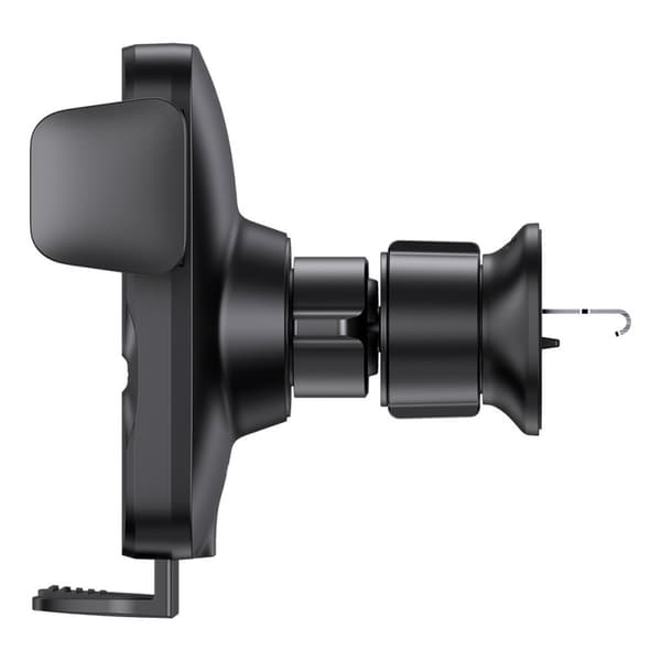 Induktiv billader + Wisdom grille telefonholder, svart
