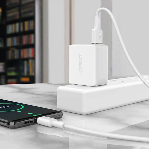 Kabel USB - USB-C 3A 1,2m sort