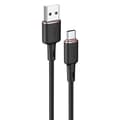 Miniatyrbillede 1 af 8: Kabel USB - USB-C 3A 1,2m sort
