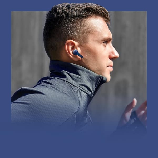 In-ear TWS langattomat Bluetooth-kuulokkeet, sininen