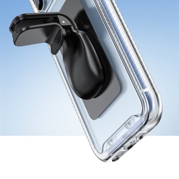 Magnetisk biltelefonholder til luftventilen, grå