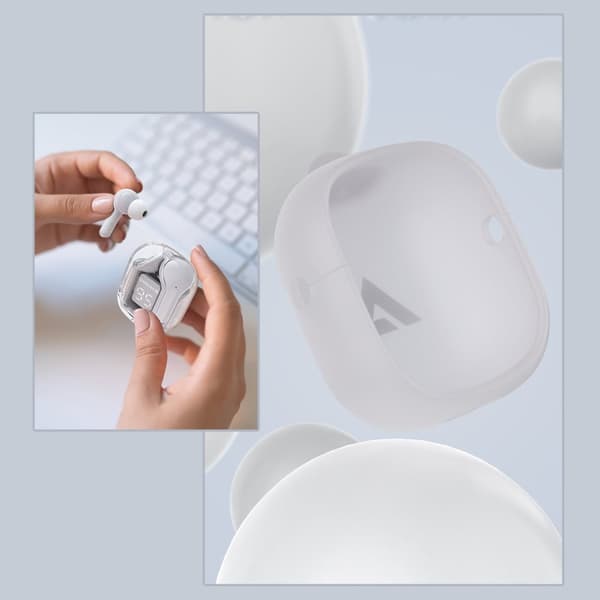 In-ear TWS langattomat Bluetooth-kuulokkeet, harmaa