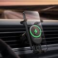 Miniatyrbillede 8 af 8: Bilholder med 15W induktiv lader til luftventil, sort