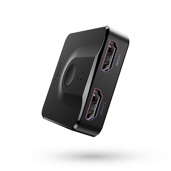 Switch HDMI splitter switch - 2x HDMI 4K 60Hz svart
