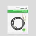 Miniatyrbilde 5 av 8: Kabel audio splitter mini jack 3,5 mm - 2x jack 6,35 mm 1 m grå