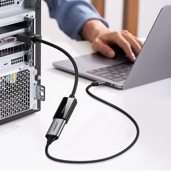 DisplayPort (han) - HDMI (hun) 4K 2K adapter sort