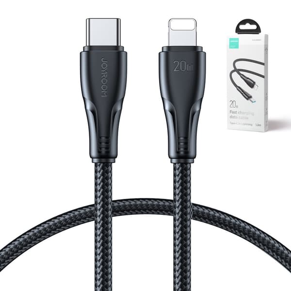 iPhone Surpass Series USB-C - Lightning kabel 20W 1,2m sort