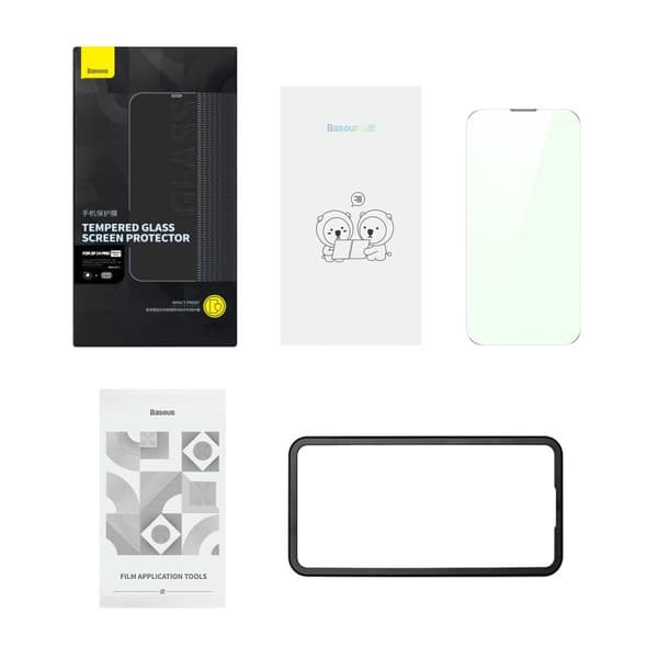 Karkaistu lasi iPhone 14 Prolle koko näytön 0,3 mm Anti Blue Light
