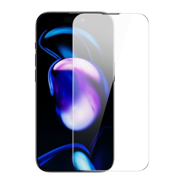 2x fuldskærms hærdet glas til iPhone 14 Pro med 0,3 mm højttalercover