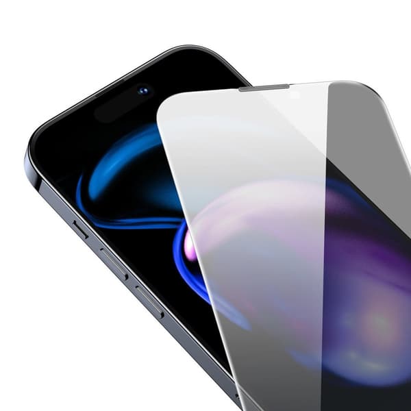 Hærdet glas til iPhone 14 Pro, fuld skærm, 0,3 mm Anti Spy filter